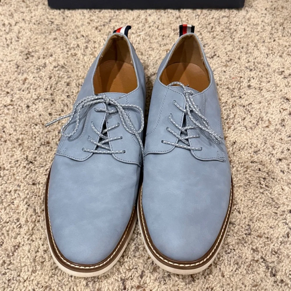 Men's Hilfiger Garson Light Blue Lace-Up Derby Shoes